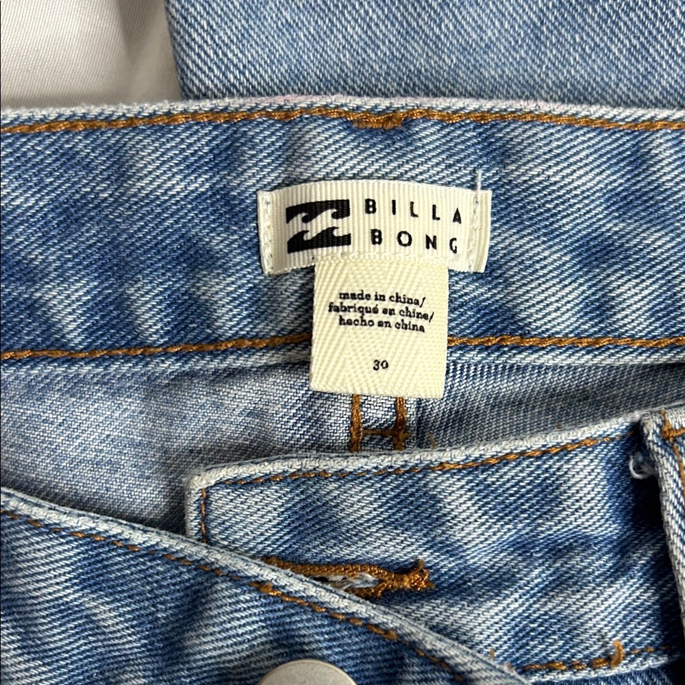 Billabong Light Blue High Rise Jeans - Picture 2 of 6